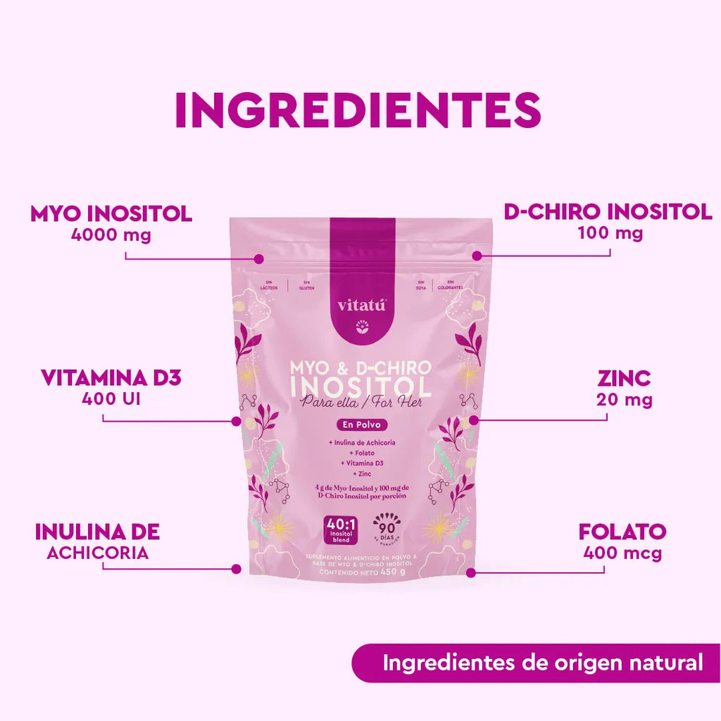 Myo & D-Chiro Inositol 90 días